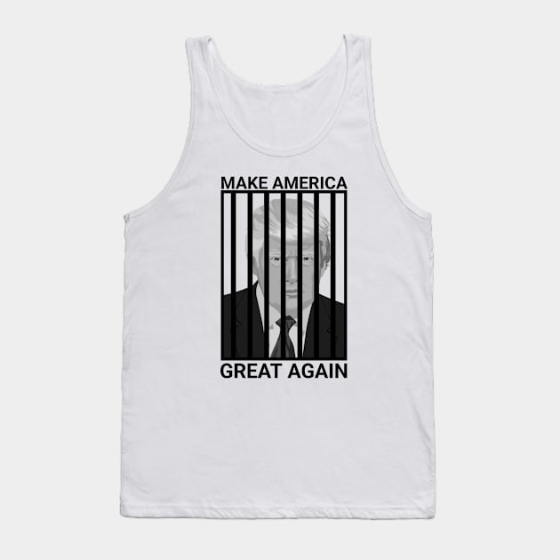 Trump Behind Bars Tank Top by  hal mafhoum?